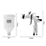 RONGPENG R830 LVLP Spray Gun 1.3/1.4/1.5/1.7/2.0mm Steel Nozzle Water Based Gravity Spray Gun For Car Painting