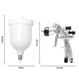 RONGPENG R807 High Efficiency Paint Spray Gun Reduced Pressure Paint Spray Gun Car Painting Gun for Airbrush Paint Spraying