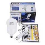 RONGPENG Professional R500 LVLP Water Based Airbrush 2.0mm Air Spray Gun With 1.3mm 1.4mm 1.5mm 1.7mm Nozzle Set For Finish Painting