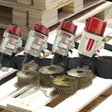 RONGPENG MCN70 Professional Nail Gun 1-3/4" to 2-3/4" Nailer Powerful 225-300pcs Capacity Air Coil Pallet Nailer Gun For Wooden Fencing