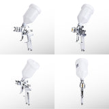 RONGPENG HVLP Air Spray Gun 1.4/1.7/2.0mm Nozzle Pneumatic Air Brush For Auto Primer Finish Coat Painting H-827B