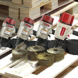 Coil Pallet Nailer RONGPENG MCN100 Professional Heavy Duty Powerful Stapler Pneumatic Air Gun For Pallets,Framing