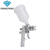 HVLP Spray Gun RONGPENG AS1001A Professional Paint Gun 600cc Cup Gravity Feed Airbrush For Auto Paint
