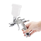 Industrial LVLP Spray Gun RONGPENG R100 0.8/1.0mm Nozzle Gravity Feed Water-Based Small Paint Spray Gun