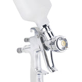Industrial LVLP Spray Gun RONGPENG R100 0.8/1.0mm Nozzle Gravity Feed Water-Based Small Paint Spray Gun