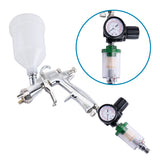 RONGPENG Air Paint Spray Gun Air Regulator Gauge + In-line Water Trap Filter Pneumatic Tool