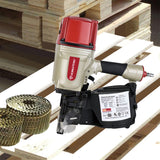 Coil Pallet Nailer RONGPENG MCN100 Professional Heavy Duty Powerful Stapler Pneumatic Air Gun For Pallets,Framing