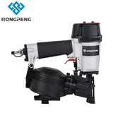 Coil Roofing Nailer RONGPENG CN45N 360° Exhaust High Strength Resistant Stapler Guns For Roofs and Roofing
