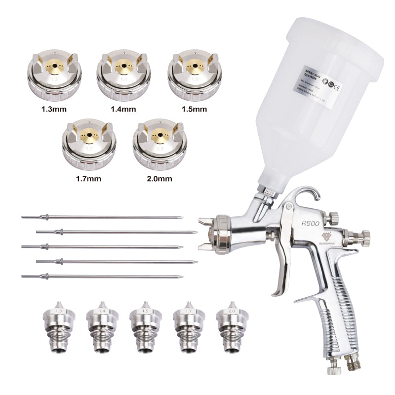 AEROPRO TOOLS 1.7mm Needle, Nozzle, Air Cap Set For A610