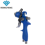 HVLP Spray Gun RONGPENG 1020 High Quality PE Cup Dust Cleaning Gravity Alum Body Car Paint Spray Gun