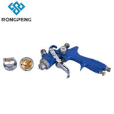 HVLP Spray Gun RONGPENG 1020 High Quality PE Cup Dust Cleaning Gravity Alum Body Car Paint Spray Gun